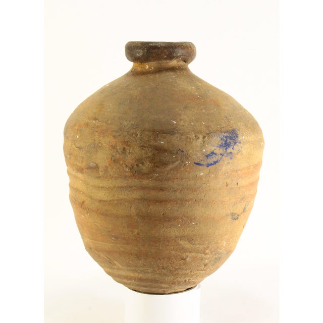 Spanish Colonial Redware Terracotta Amphorae Jar for Fine Wines For Sale - Image 4 of 18