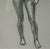 "Standing Figure" Nude in Charcoal and Color Pencil on Paper by George Wishon For Sale In Monterey, CA - Image 6 of 8