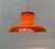 Mid-Century Modern German Space Age Orange Pendant Lamp, 1960s For Sale - Image 16 of 18