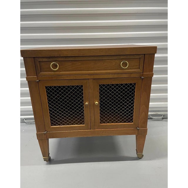 Brown Traditional Nightstand by Milling Road Baker Furniture For Sale - Image 8 of 8