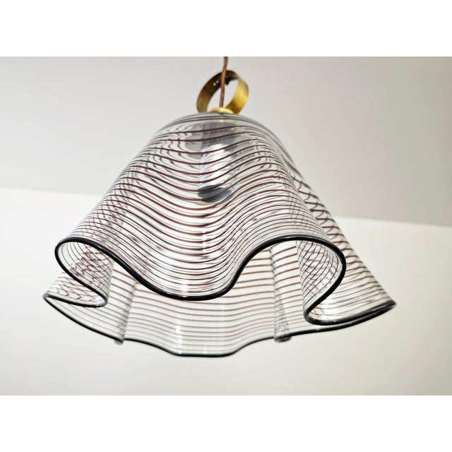Murano Blown Glass Pendant Lamp from Design Italia, 1970 For Sale - Image 12 of 18