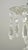 Mid 20th Century Restored Vintage Art Deco Five Arm Crystal Chandelier For Sale - Image 5 of 11