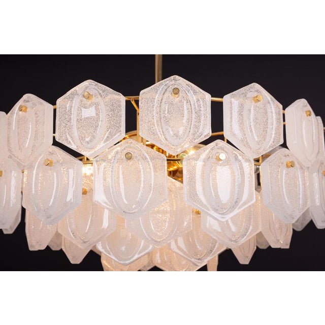Gilt Brass and Crystal Glass Chandelier from Kinkeldey, Germany, 1970s For Sale - Image 16 of 18