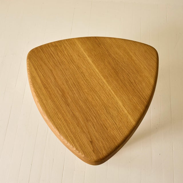 1960s Pierre Chapo "T23" Oak Side Table, 1960s For Sale - Image 5 of 6