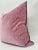 Cut Velvet Multicolor Stripe Lavender Velvet Pillow- a Pair For Sale - Image 11 of 12