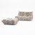 Togo Pouf and 2-Seater Sofa in Pattern by Michel Ducaroy for Ligne Roset, Set of 2 For Sale - Image 15 of 15