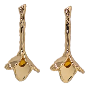 Flora Earrings Matched, A Pair