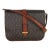 Brown Canvas Le Monogramme Small Sac Besace Shoulder Bag For Sale