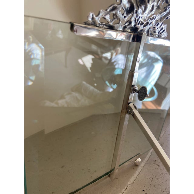 Vintage Ciardini 925 Sterling Silver Glass Picture Frames - Set of 2 For Sale - Image 11 of 14