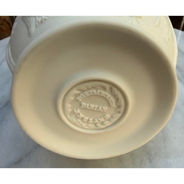 Ceramic Vintage Portmeirion Parian Ware "Nightingale" Large Pitcher (England, C. 1980s) For Sale - Image 7 of 7