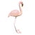 Rare Life-size handmade paper mache pink flamingo sculpture signed by Sergio Bustamante. The top body is made from paper...
