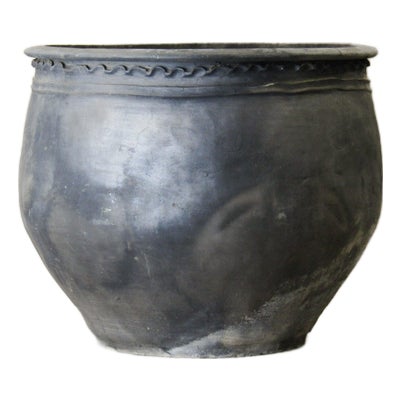 Big Grey Asian Pots For Sale