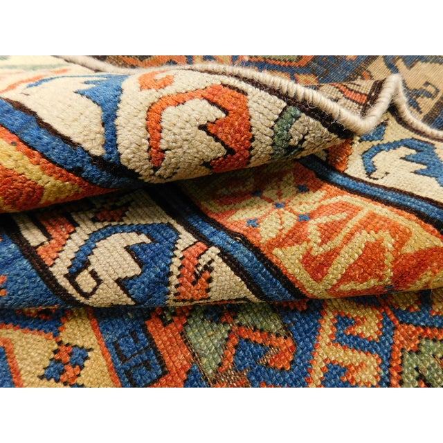 Rare Antique Caucasian Rug. 3'6"x 5'5" For Sale - Image 15 of 16