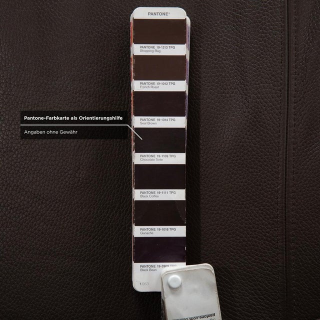 Brand Face Corner Sofa in Brown Leather from Ewald Schillig For Sale - Image 14 of 18