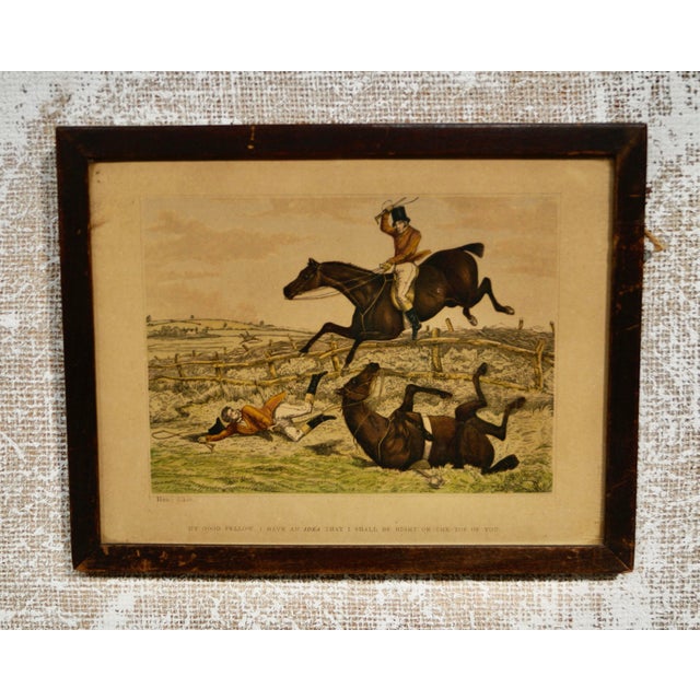 Henry Alken, Hunting Scenes, Chromolithograph Prints, 1820, Set of 6 For Sale - Image 3 of 14