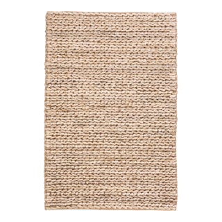 Dash & Albert by Annie Selke Jute Woven Bleached Oak Rug, 8' x 10' For Sale
