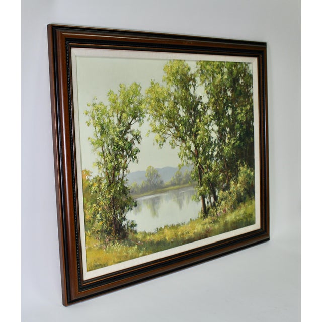 1960s Dwight Steininger (Indiana, 1910-1997), "The Majestic Arch of Summer", 1966 For Sale - Image 5 of 8