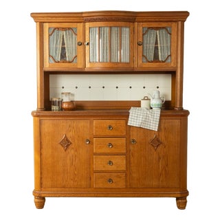 Vintage Cupboard in Wood, 1930s For Sale
