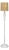 Modern White Painted Wrought Iron Floor Lamp For Sale