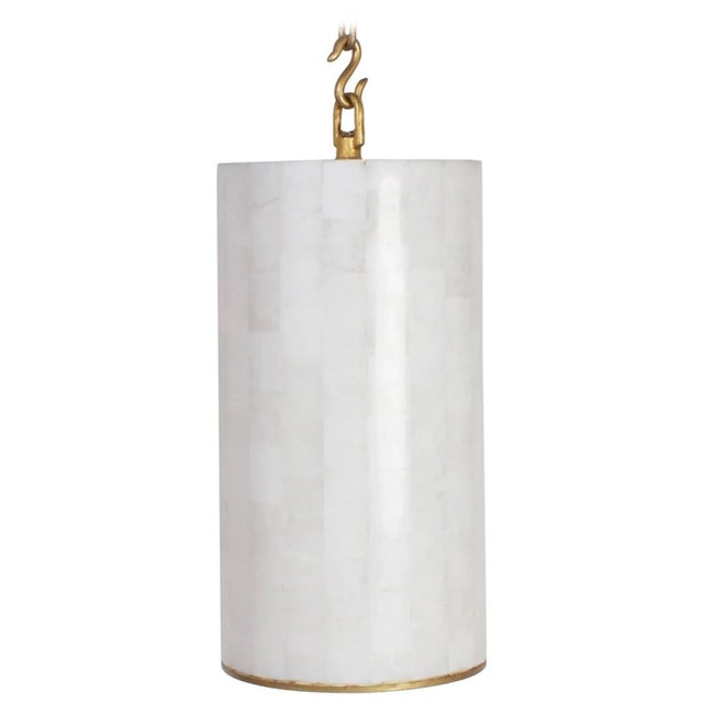 Chic Modern Tessellated Pencil Pendant For Sale In West Palm - Image 6 of 6