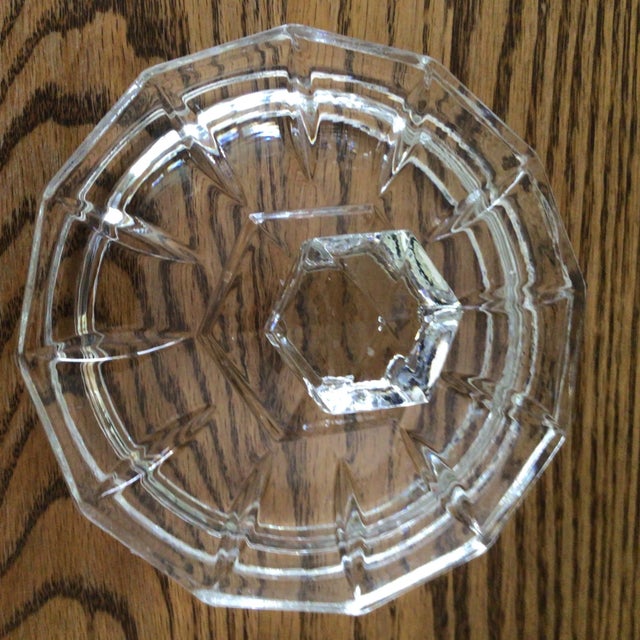 Biscuit Jar With Tongs Bohemia Czech Republic Cut Crystal For Sale - Image 10 of 13