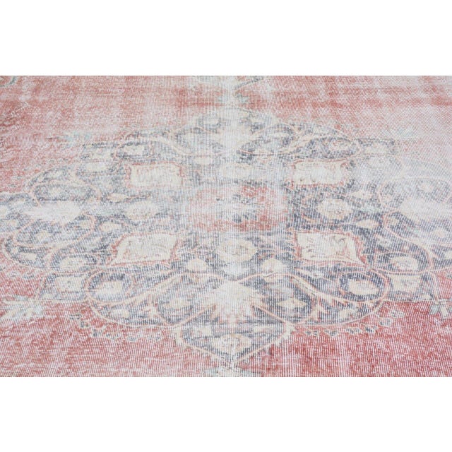 Vintage Hand Knotted Wool Rug, 9'4"x11'3" For Sale - Image 4 of 6