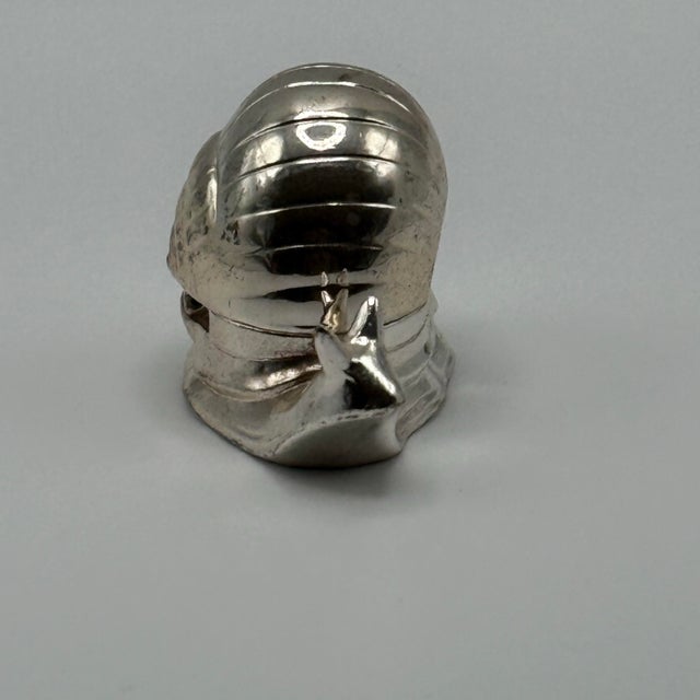 Bring this friendly silver plated crustacean to your dinner table. The vintage 1970s piece has a hinged shell that opens...