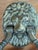 19th Century English Bronze Lion Door Knocker With Cherub Mask For Sale - Image 4 of 6