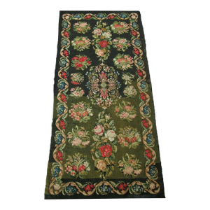 1920s Antique Needlepoint Runner