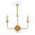 Transitional Currey & Company Nottaway Gold Large Wall Sconce For Sale - Image 3 of 5