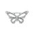 Modern 1990s Vintage Tiffany & Co. Platinum Diamond Butterfly Brooch For Sale - Image 3 of 6