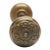 Pair of Reading Columbian Bronze Door Knobs For Sale