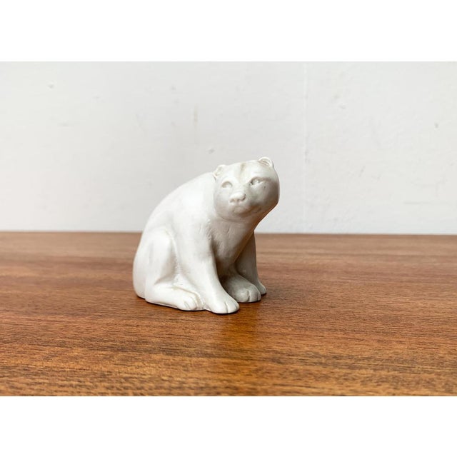 Gray Vintage Polar Bear Figurine from Pearlite Marblecraft, Canada For Sale - Image 8 of 18