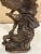 1950s Bronze Sculpture Arch Angel Michael's Battle with the Devil, Signed A. Saulon For Sale - Image 5 of 9