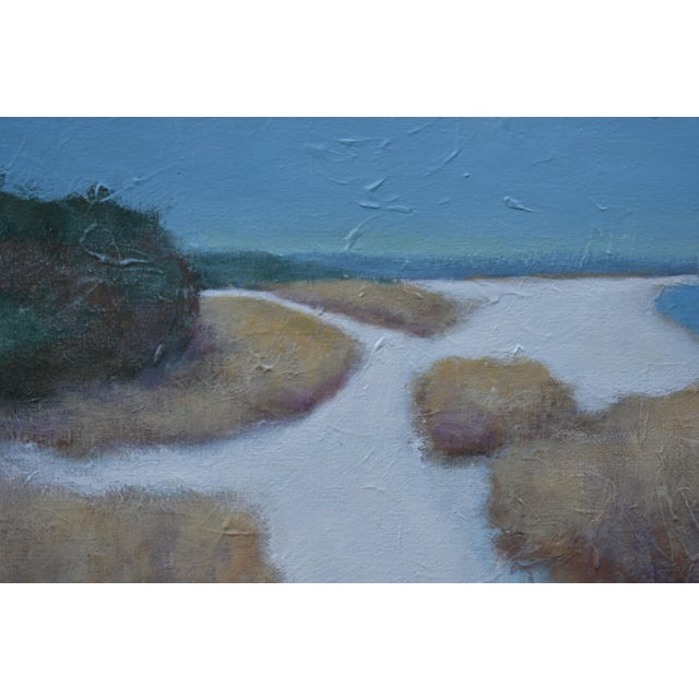 Contemporary Winter at the Coast, Contemporary Acrylc Landscape Painting by Stephen Remick For Sale - Image 3 of 10
