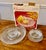 Glass Kig Fleur De Lis Classica Party Dip Set and Serving Bowl With Plate For Sale - Image 7 of 12