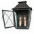 A two-light exterior wall lantern by the federalist, model lewm-40b, crafted from coated heavy-gauge copper and finished...