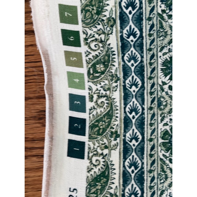 Meredith Ellis Textiles Hyder in Jade Hemp Fabric 3 Yards For Sale - Image 4 of 5