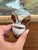 Rustic Handmade Studio Pottery Bunny Card Holder With Brown Glaze Accents. For Sale - Image 3 of 10
