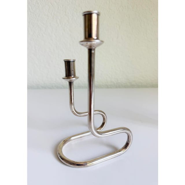 1960s Italian Candleholders by Gorham Maestri, a Pair For Sale - Image 10 of 12