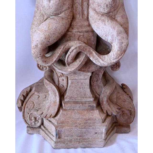 20th Century Marble Bolster, 1890s For Sale - Image 13 of 18