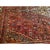 Vintage Persian Bibikabad Rug, Hand-Knotted Wool, Geometric Pattern, Rust Red & Blue, 9x13 For Sale - Image 15 of 18