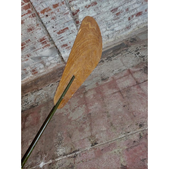 Brown Mid-Century Double Propeller Wooden Weathervane For Sale - Image 8 of 10