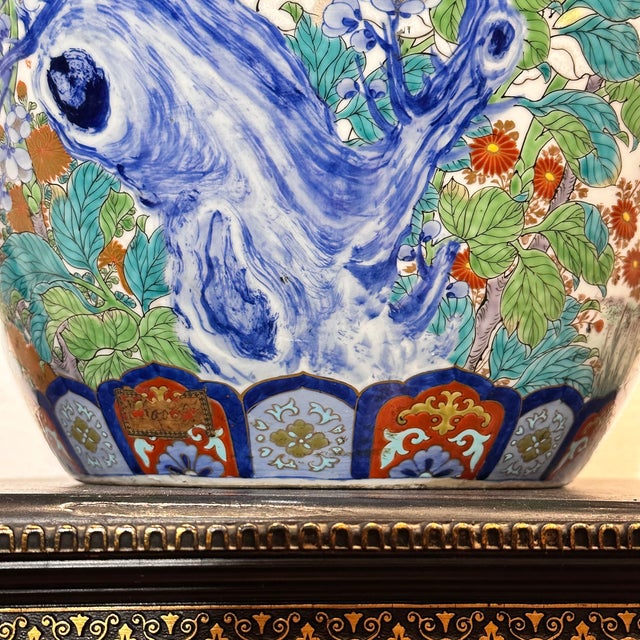 Meiji Imari Porcelain Vase with Kachō Fūgetsu, Japan, 1880s For Sale - Image 17 of 18