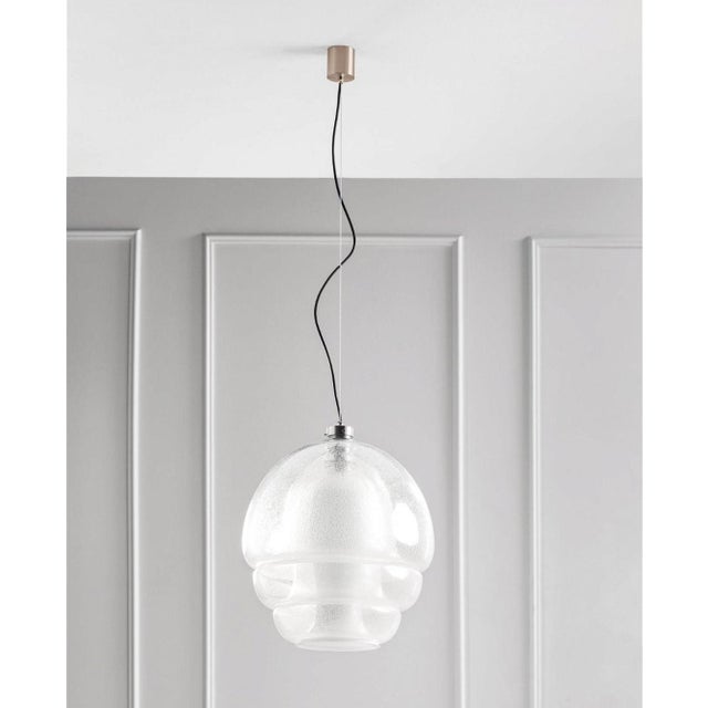 Polpo LS134 Pullegous Pendant Light in Murano Glass by Carlo Nason for Mazzega, 1980s For Sale - Image 9 of 15