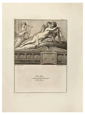Nicola Billy, Lovingly, Etching, 18th Century
