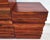3 Piece MCM Solid Exotic Wood Bachelor Chest & Nightstands Bedroom Suite For Sale - Image 9 of 18