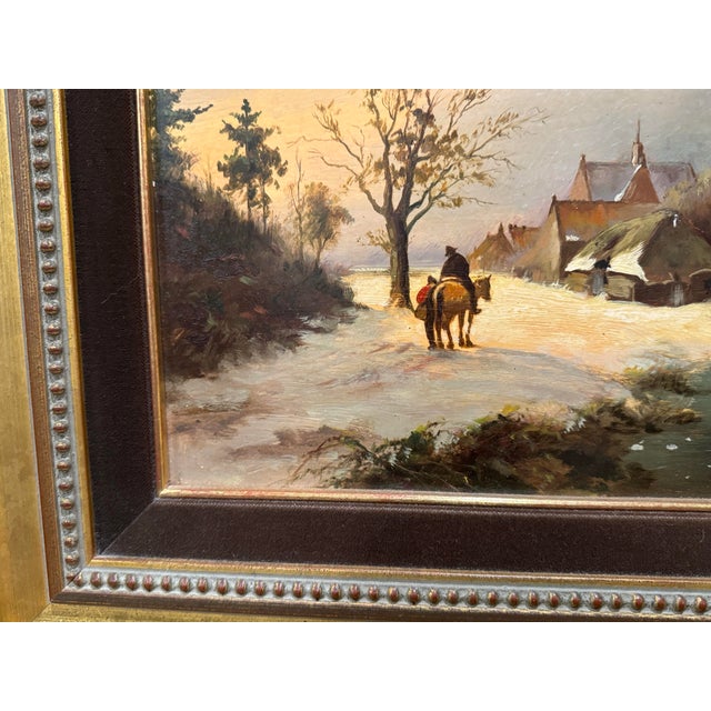 1970s Dutch Oil Painting - Simons For Sale - Image 9 of 12