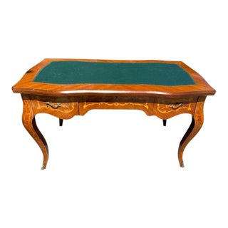 1950s Italian Style Walnut Writing Desk For Sale