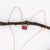 Contemporary Timeless Ruby Necklace w Earth Mined Diamonds in Solid 14K Rose Gold EM 7x5mm For Sale - Image 3 of 10